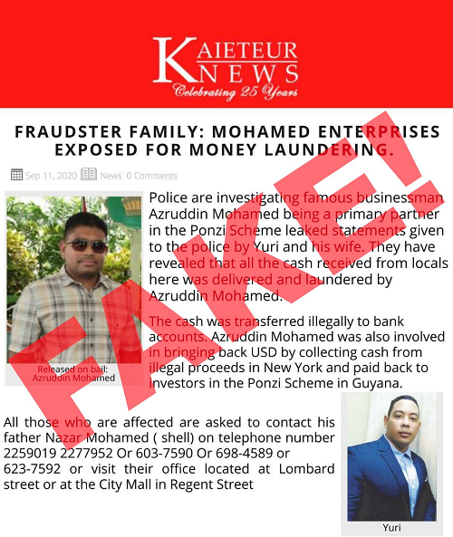 No money laundering probe involving Mohamed Enterprise ongoing- Police PRO