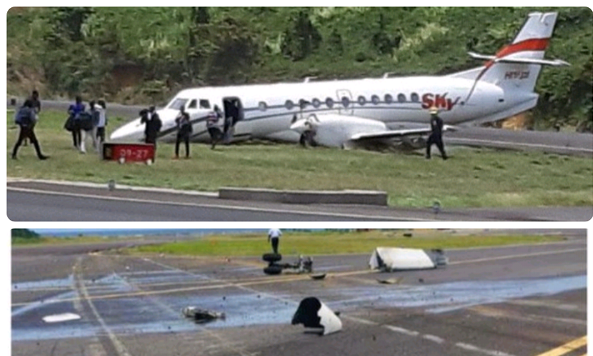 Airline with accident on Dominica runway wants to operate in Guyana
