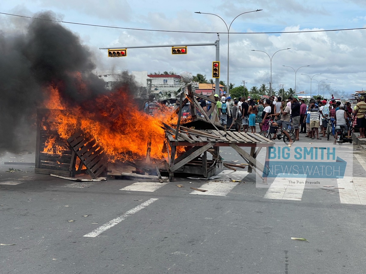 Fake 'Guyana Daily News' report brings, protest, racial hostility, looting, robbery and violence to East Coast Demerara