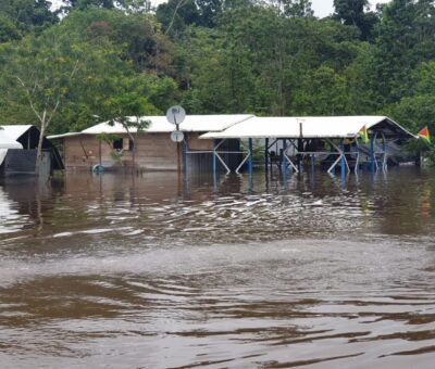 Village evacuating women and children as flood hits Kaikan, Region 7