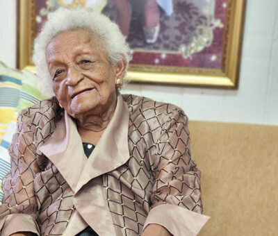 Aunty Mavis Bartrum Romalho is 100 years old today